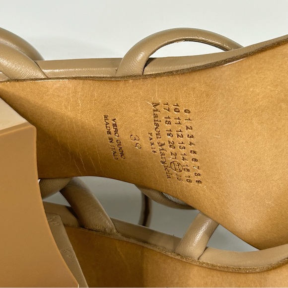 New Maison Margiela Square Toe Tabi Sandals Size 39EU/9US - Picture 5 of 6